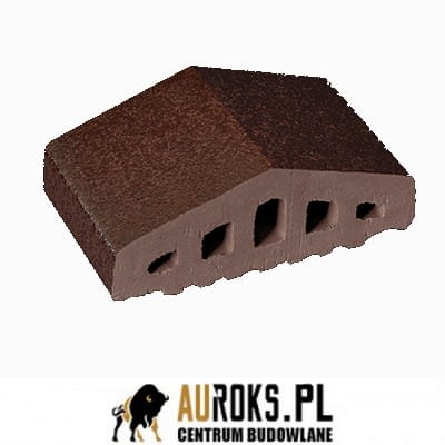 0d48d26415b8659b01e8f37b433714cf KSZTAŁTKA OGRODZENIOWA KLINKIEROWA KOLOR NOC BRĄZ NATURA KO 180/120x100x58 MM ZAOKRĄGLONA KLINKIER PRZYSUCHA