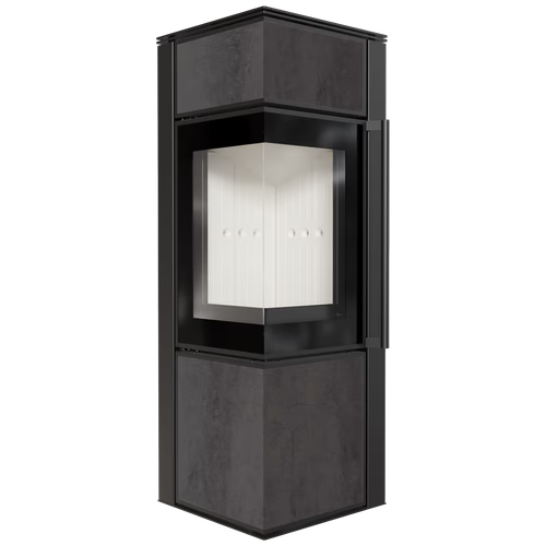 123 KRATKI PRO PIEC STALOWY KOZA TORA/S 8 KW FI 150 SPIEK NATURALI PIETRA DI SAVOIA ANTRANCITE BOCCIARDATA