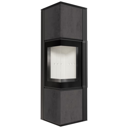 2E KRATKI PRO PIEC STALOWY KOZA TORA/M 8 KW FI 150 SPIEK NATURALI PIETRA DI SAVOIA ANTRANCITE BOCCIARDATA