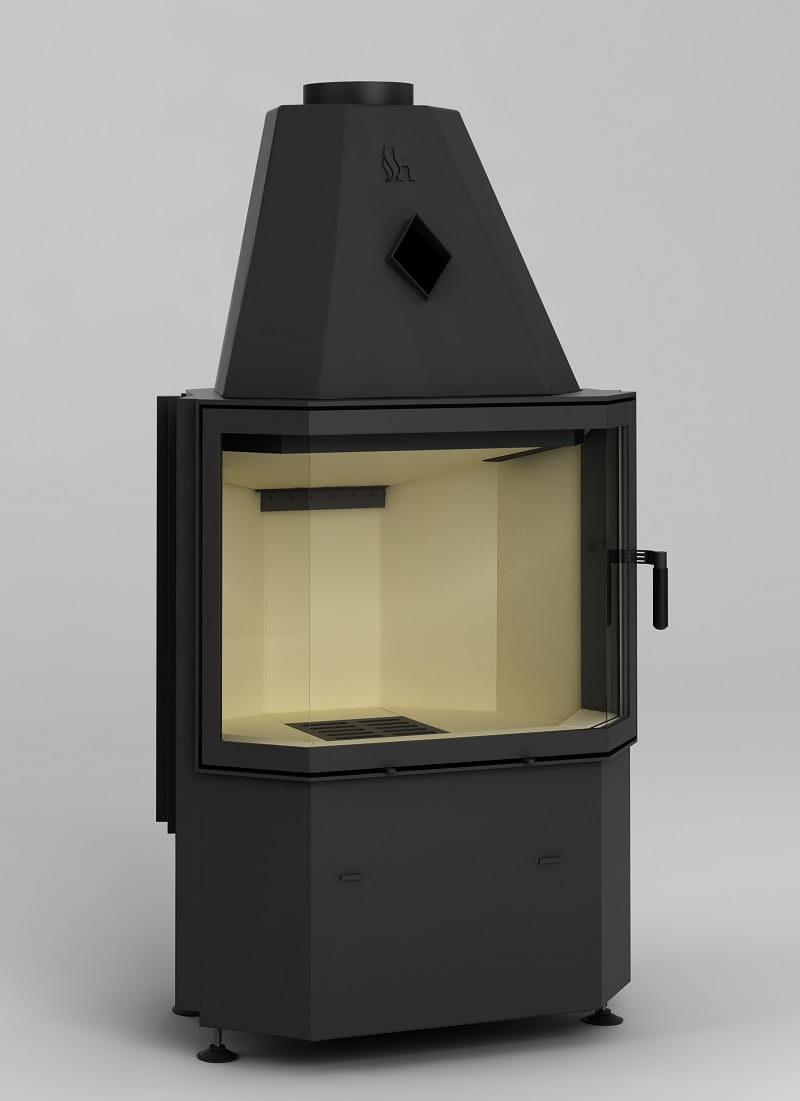 HAJDUK-WKLAD-KOMINKOWY-PRISMA-1K-SZK.GIETE510-10kW HAJDUK WKŁAD KOMINKOWY PRISMA K SZK.GIĘTE510 10kW