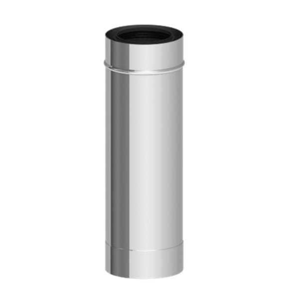 T9000040538 TERMET RURA PP/STAL WYSOKI POŁYSK 50 CM Ø80/Ø125 MM T 9000 04 05 38