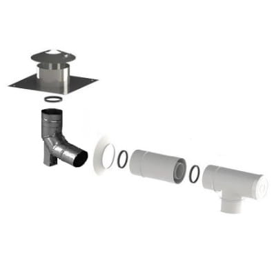 VIESSMANN-ZESTAW-BAZOWY-W-SZACHT VIESSMANN ZESTAW BAZOWY W SZACHT Z TRÓJNIKIEM REDUKCYJNYM FI 80/125 7663725