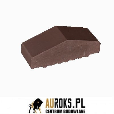 c09f8558e89c948b80945ed0c2d3cf15 KSZTAŁTKA OGRODZENIOWA KLINKIEROWA KOLOR NOC BRĄZ NATURA KO 180/120x65x58 MM ZAOKRĄGLONA PEŁNA KLINKIER PRZYSUCHA
