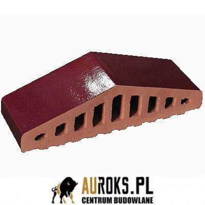d3e702dbf9bc0a042fddd87a5f4228e9 KSZTAŁTKA OGRODZENIOWA KLINKIEROWA KOLOR WIŚNIOWY SAD SZKLIWIONY KO 310/250x100x78 MM OSTRA KLINKIER PRZYSUCHA