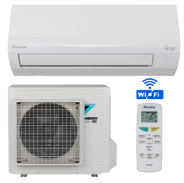 shoper-wifi DAIKIN SENSIRA SIESTA 3,5 KW KLIMATYZATOR ŚCIENNY FTXF35F/RXF35F WIFI KPL